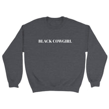 Load image into Gallery viewer, Black cowgirl Sweatshirt