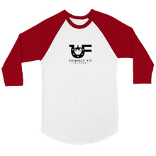 Load image into Gallery viewer, Uniquely Fit Riders Unisex 3/4 sleeve Raglan T-shirt