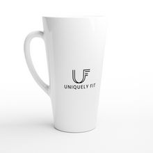Load image into Gallery viewer, White Latte 17oz Ceramic Mug