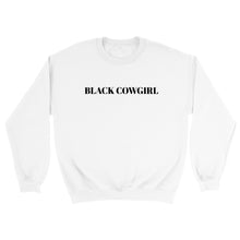 Load image into Gallery viewer, Black cowgirl Sweatshirt
