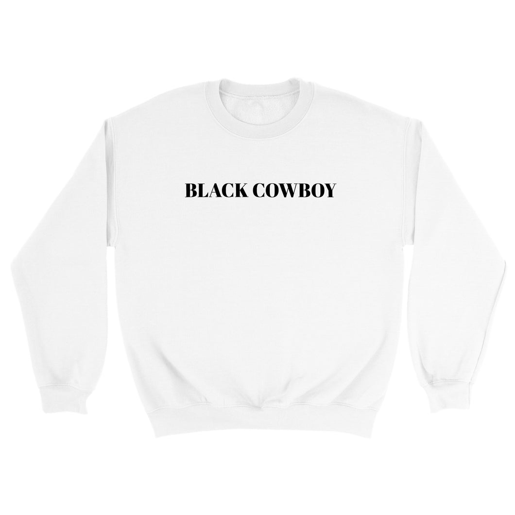 Black Cowboy Sweatshirt