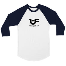 Load image into Gallery viewer, Uniquely Fit Riders Unisex 3/4 sleeve Raglan T-shirt
