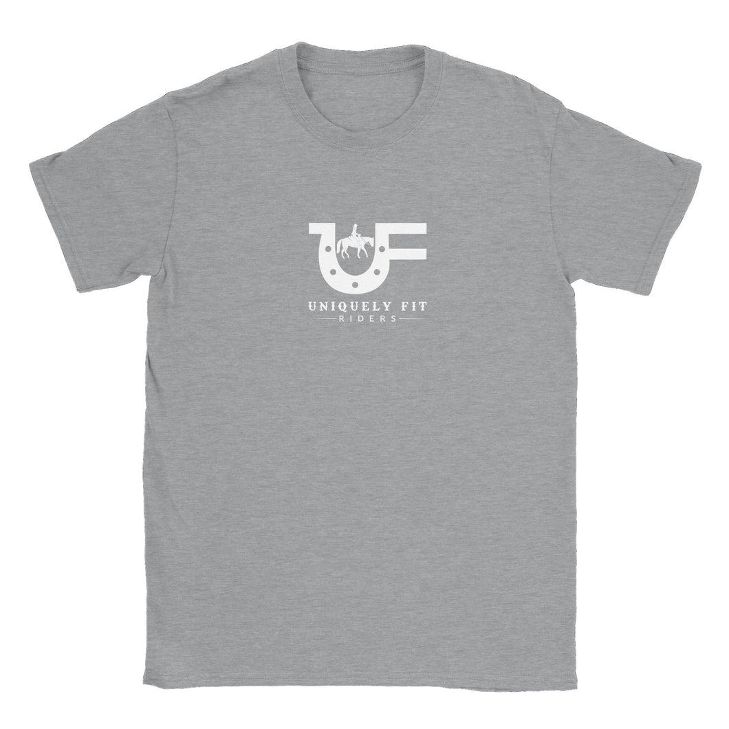 Uniquely Fit Riders - White logo