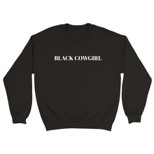 Load image into Gallery viewer, Black cowgirl Sweatshirt
