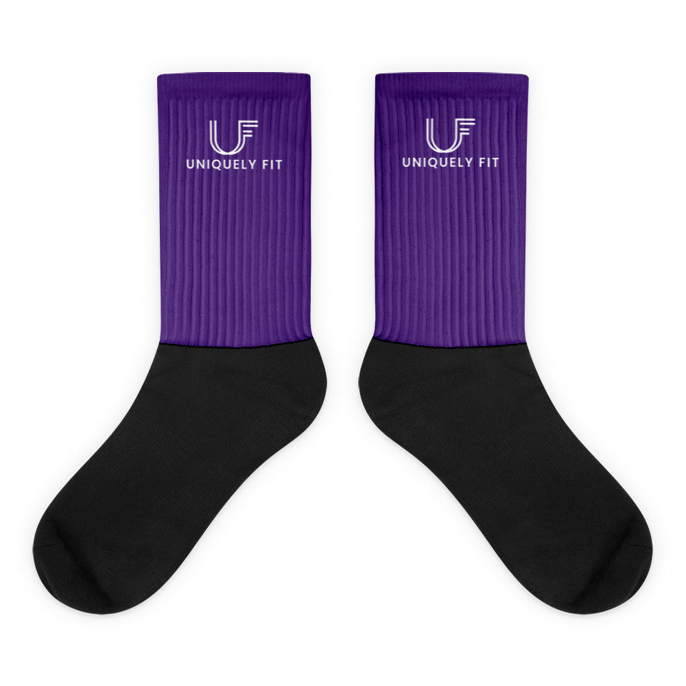 Purple Uniquely Fit Socks