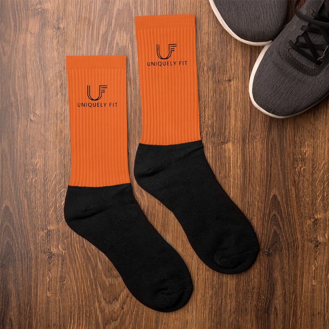 Uniquely Fit Orange socks