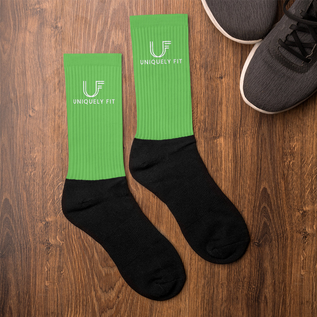 Uniquely Fit Green Socks