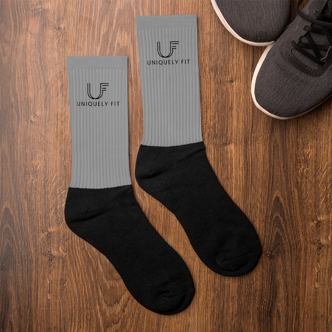 Uniquely Fit Grey Socks