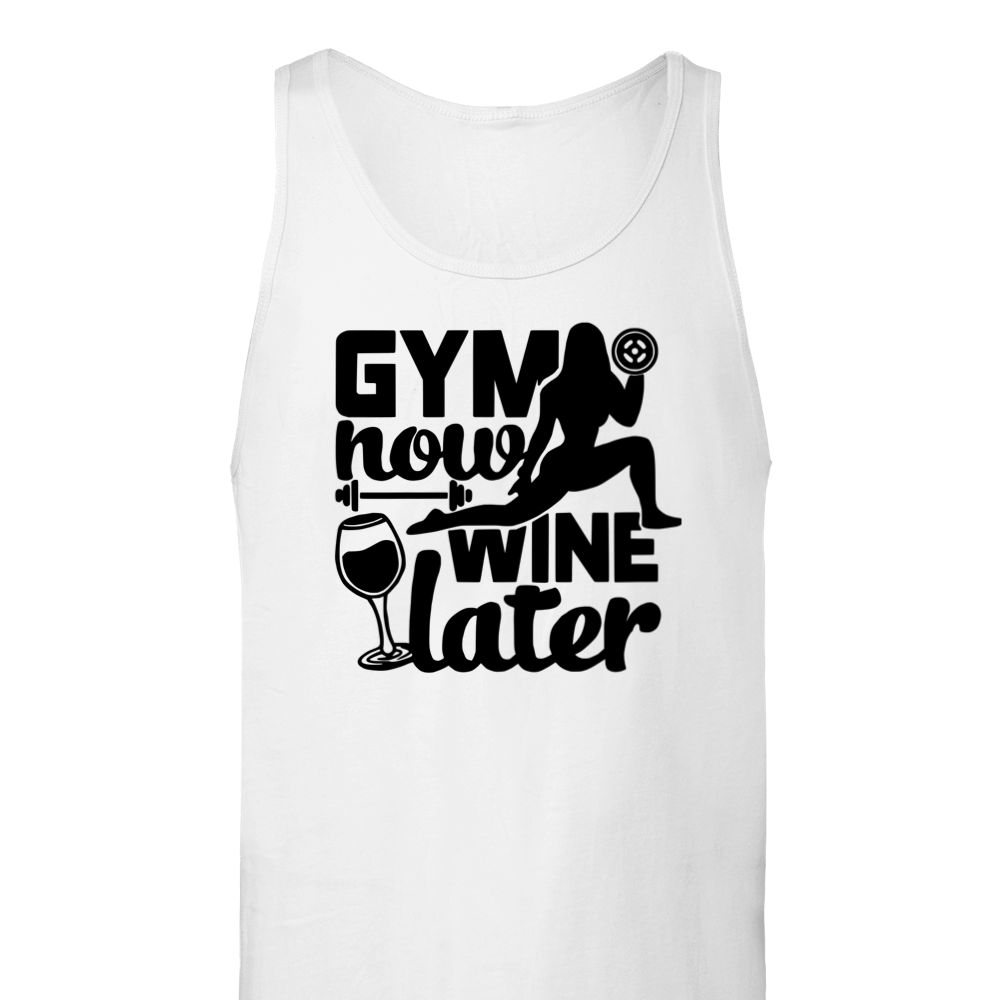 Gym now, wine later tank