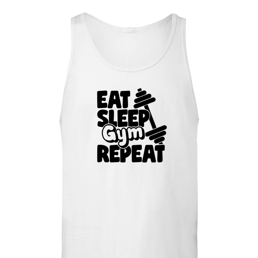 Eat sleep gym repeat tank